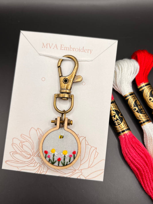 Mini Embroidery Keychains