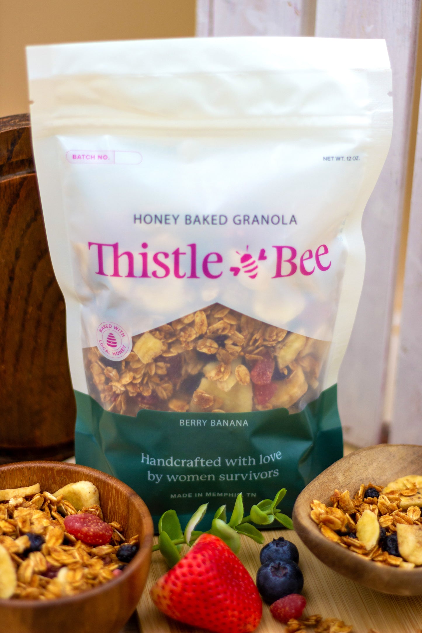 Berry Banana Granola