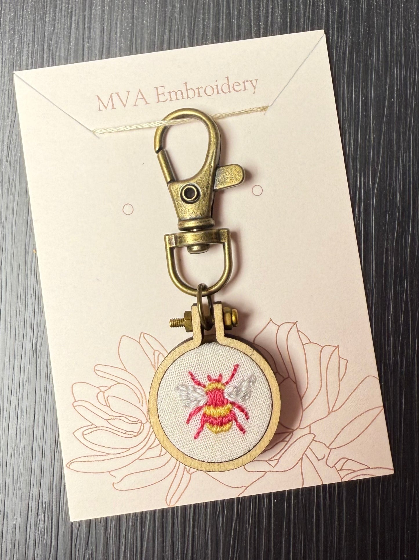 Mini Embroidery Keychains
