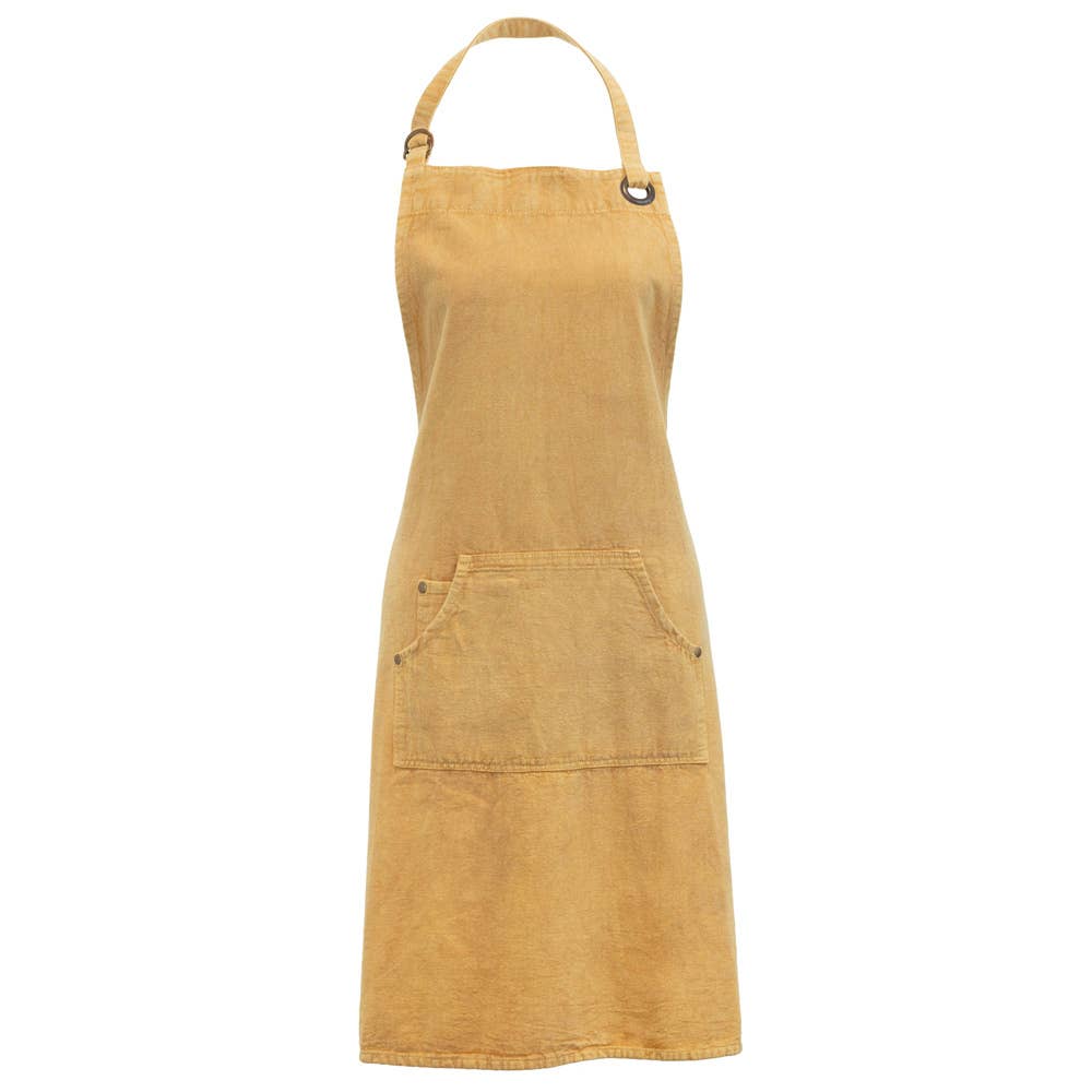 Stonewashed Cotton Apron