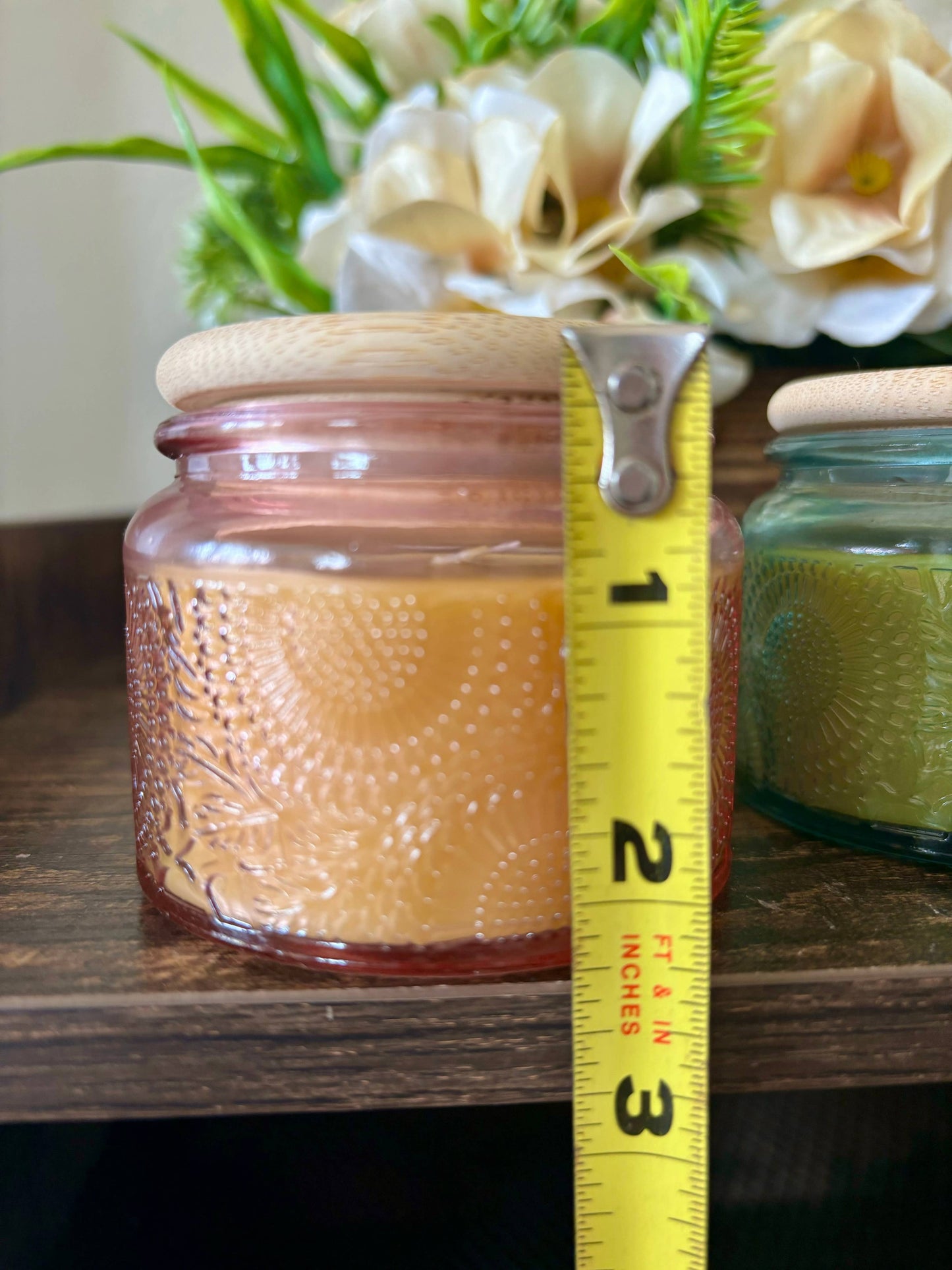 Luxury Beeswax Candle, 4oz Beeswax Jar Candle