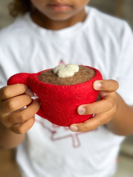 Felt Hot Chocolate Cup