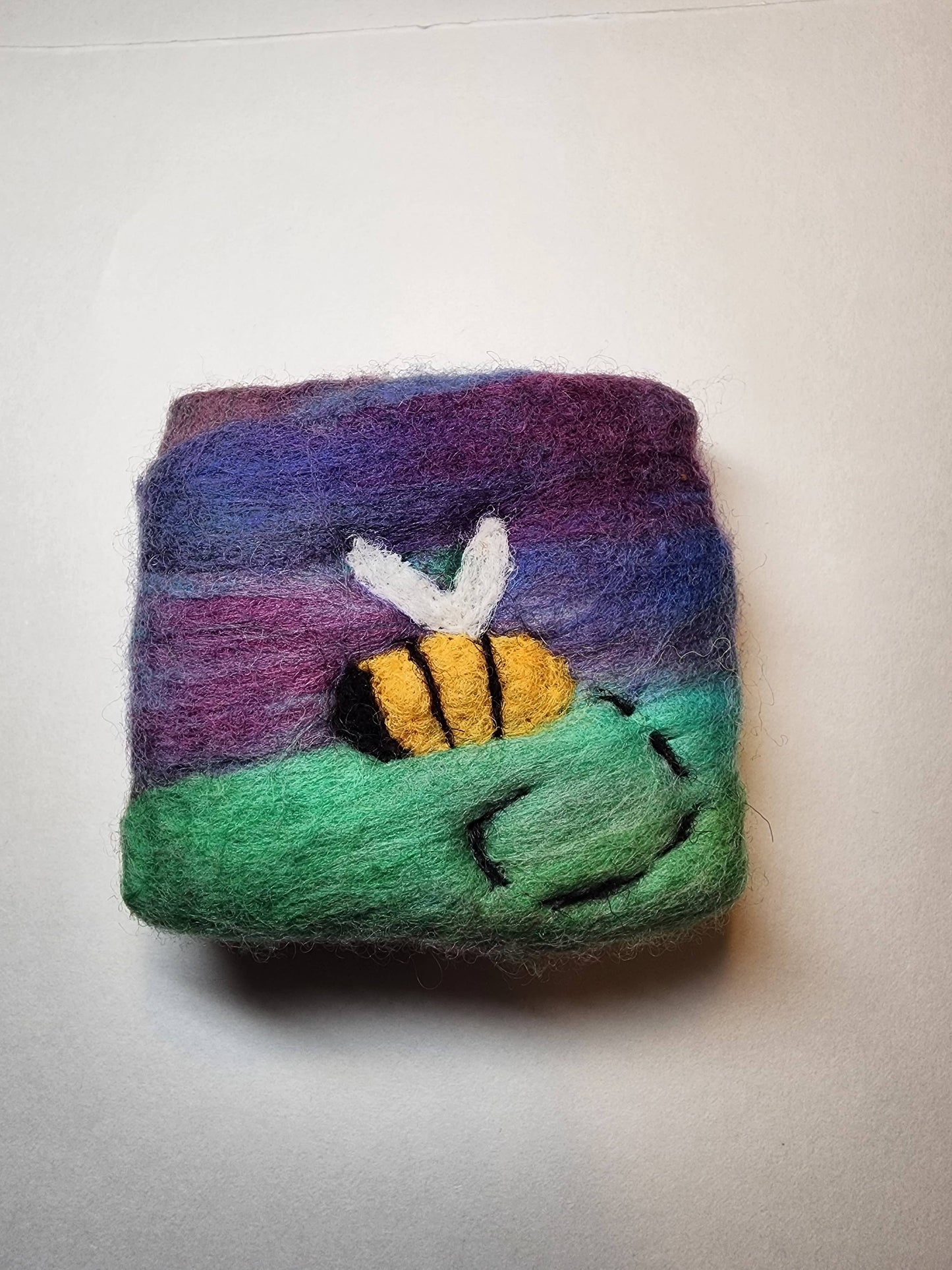 Felted Bee Soap Bar