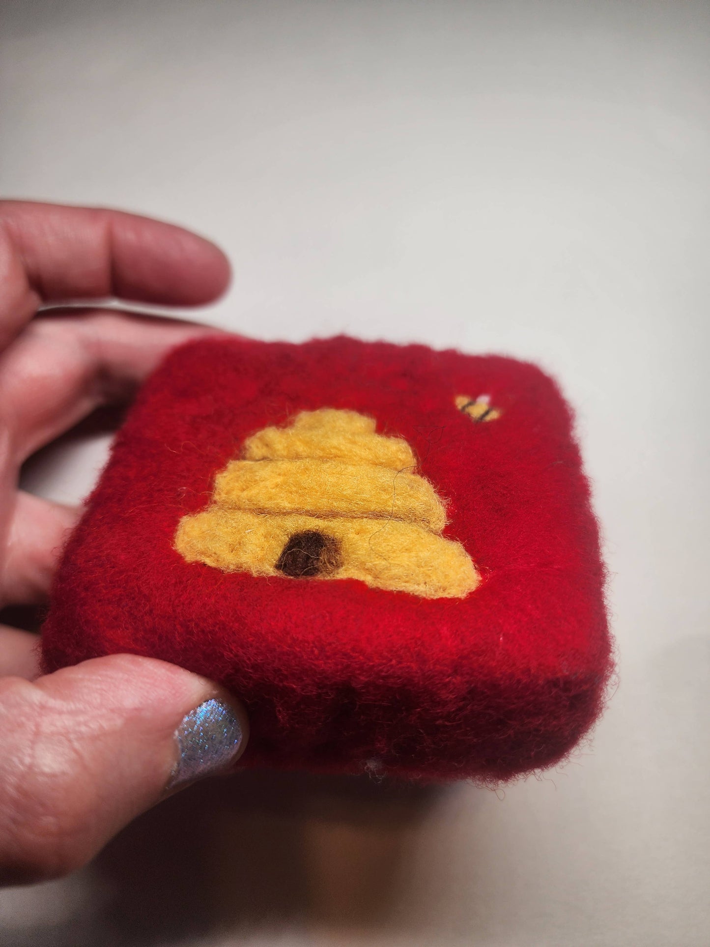 Felted Hive soap bar