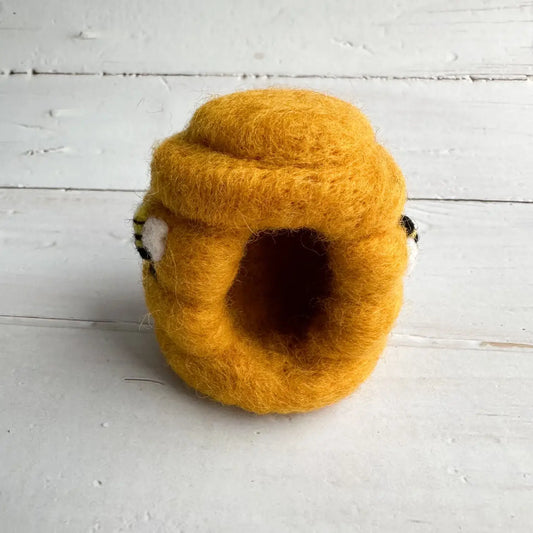 One Felt Mini Beehive House (Bees Sold Separately)