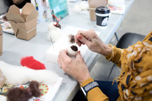 Bee Needle Felting Class Kit