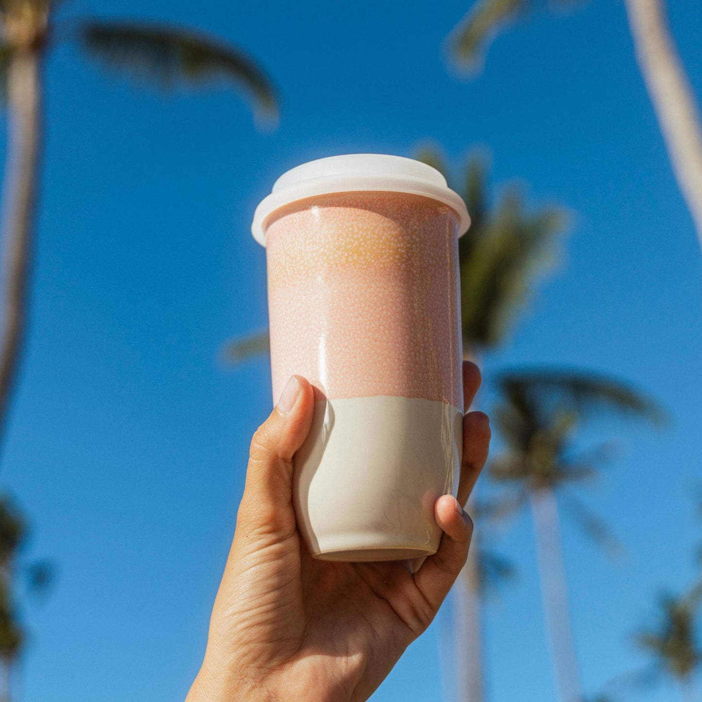 Ceramic Travel Mug 16oz Still of Day