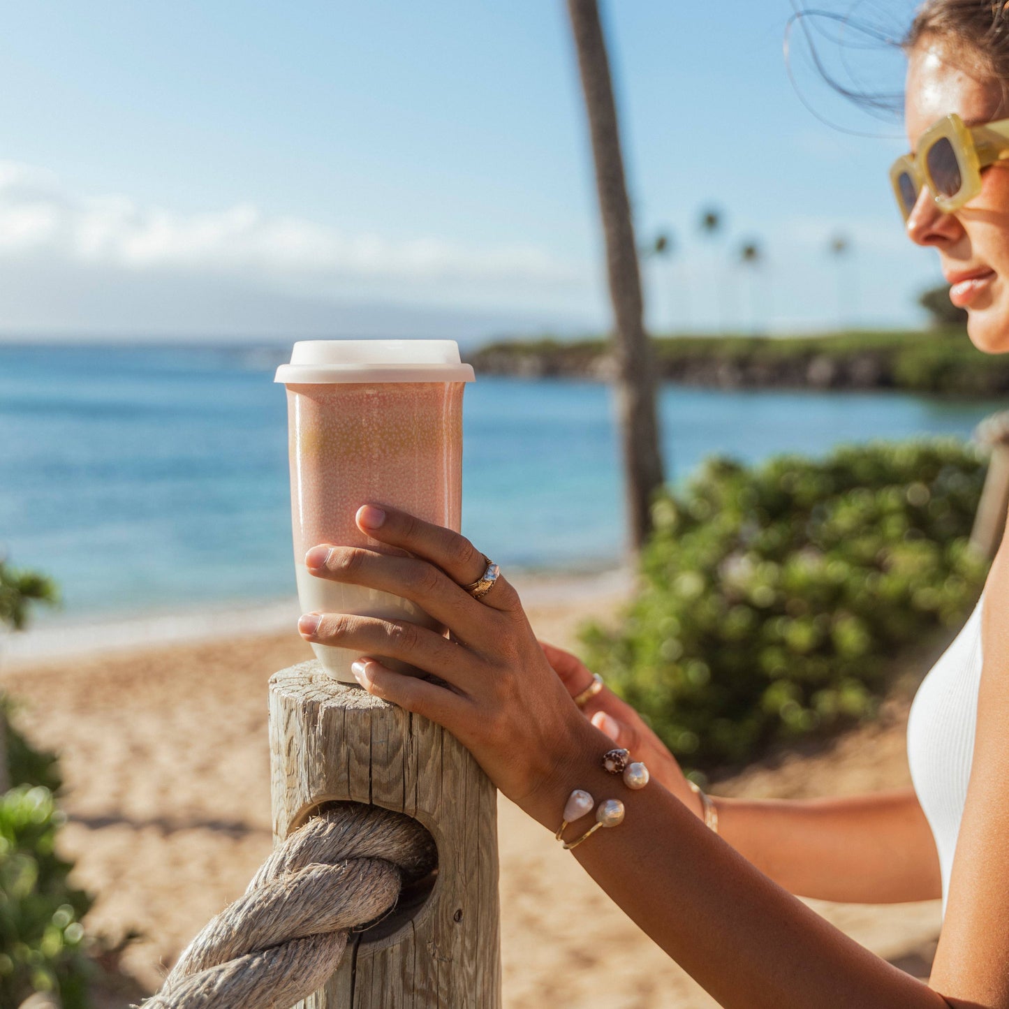 Ceramic Travel Mug 16oz Still of Day