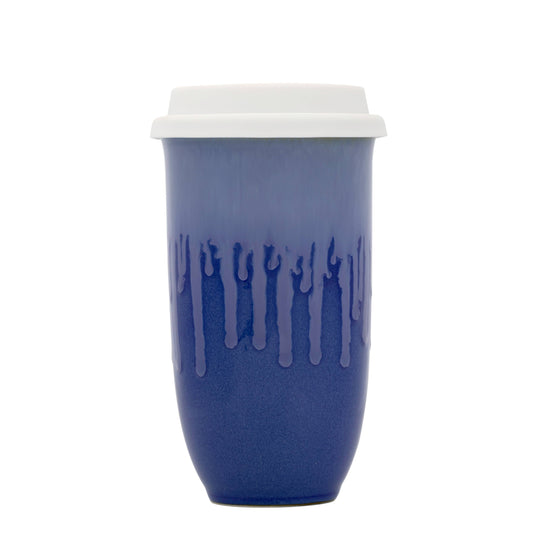 Ceramic Travel Mug – 16oz Memphis Blue