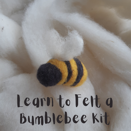 Learn to Needle Felt a Bumblebee Kit