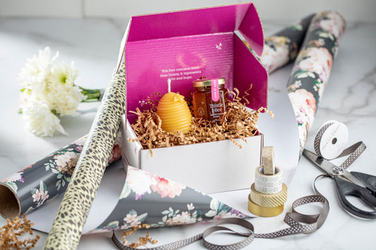 Gift Box - Honey + Candle